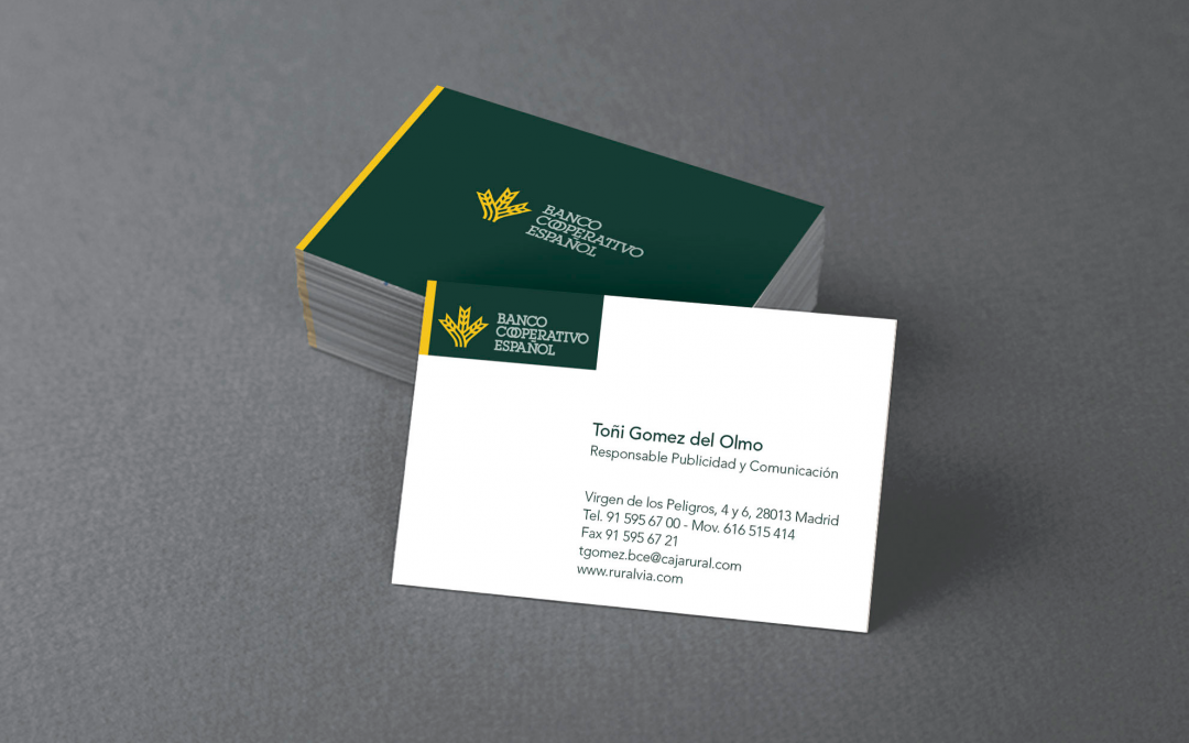 Propuesta de diseño Papelería Banco Cooperativo Español